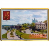 Магнит акриловый золотой