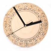 Часы деревянные